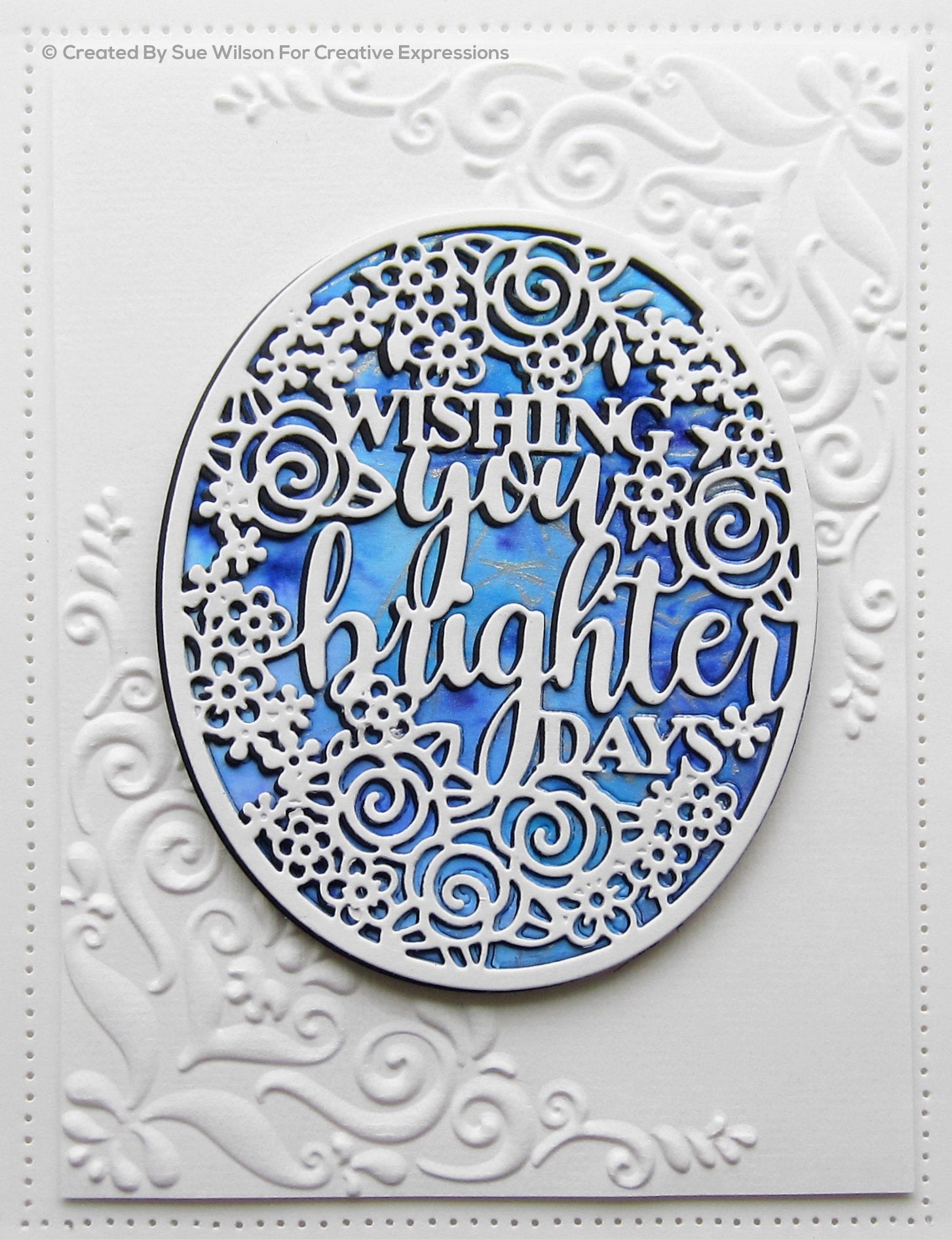 Sue Wilson All In One Wishing You Brighter Days Craft Die