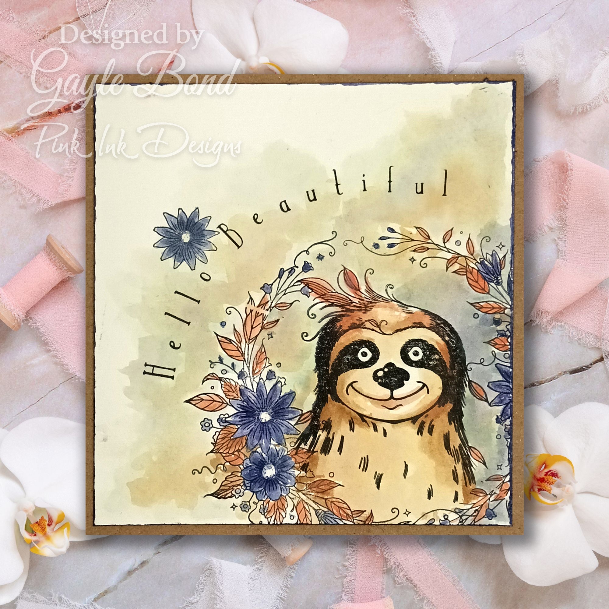 Pink Ink Designs Serial Chiller 6 in x 8 in Clear Stamp Set