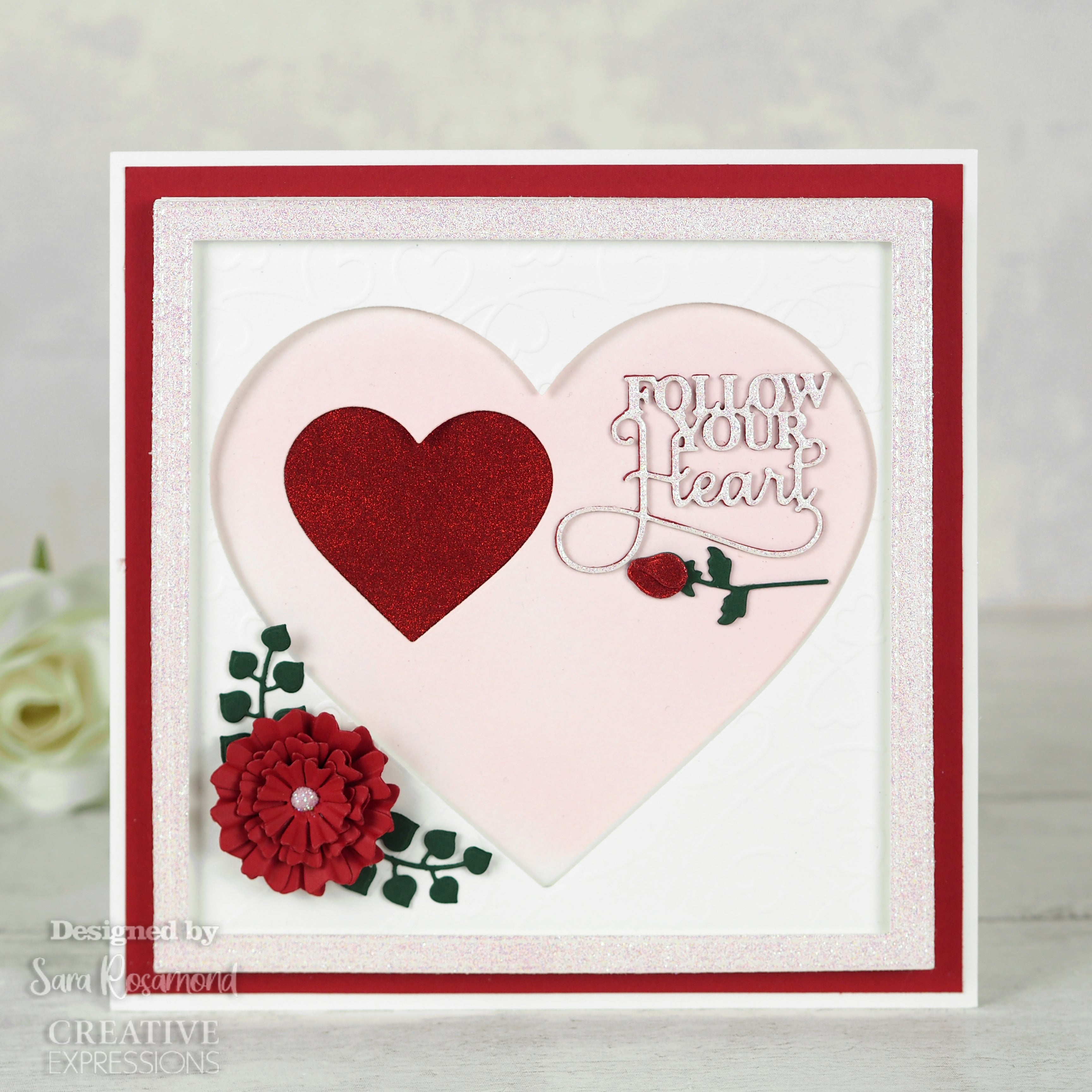 Creative Expressions Sue Wilson Finishing Touches Heart Accessories Craft Die