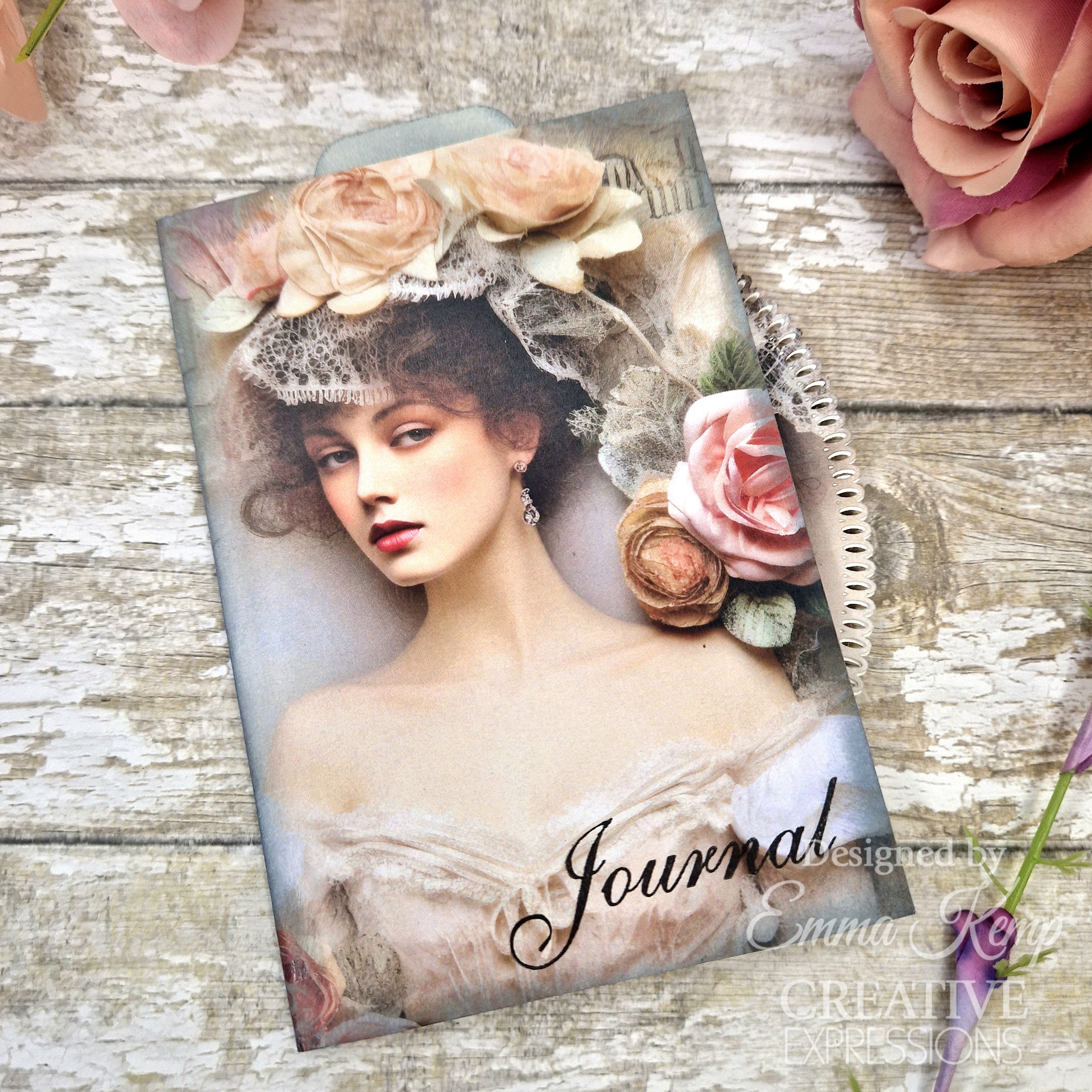 Creative Expressions Taylor Made Journals Chateau Rose 8 in x 8 in Paper Pad