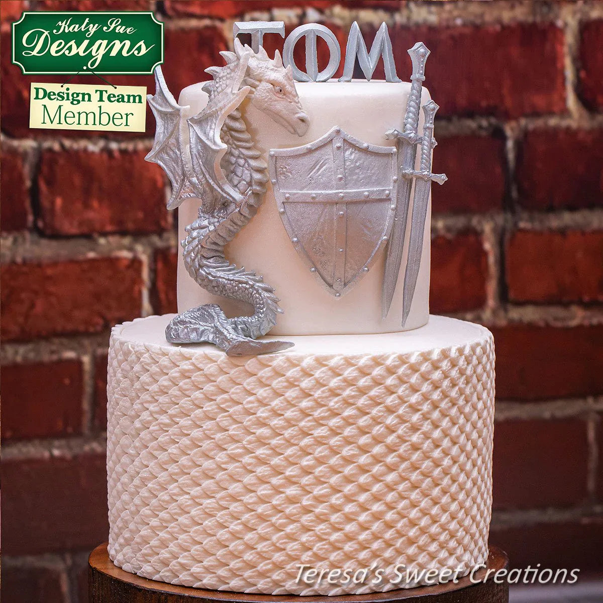 Continuous Dragon Scales Silicone Mould