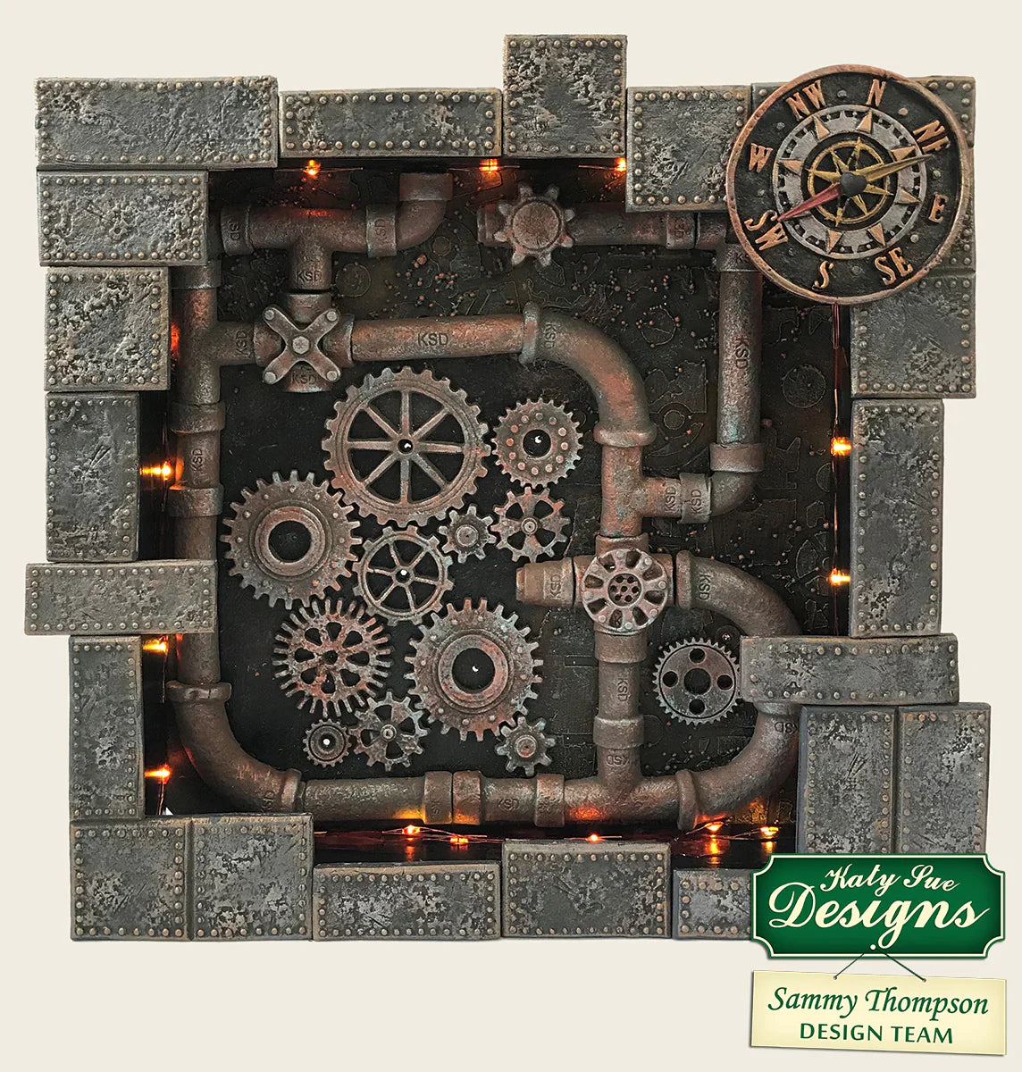 Riveted Metal Plate Silicone Mould