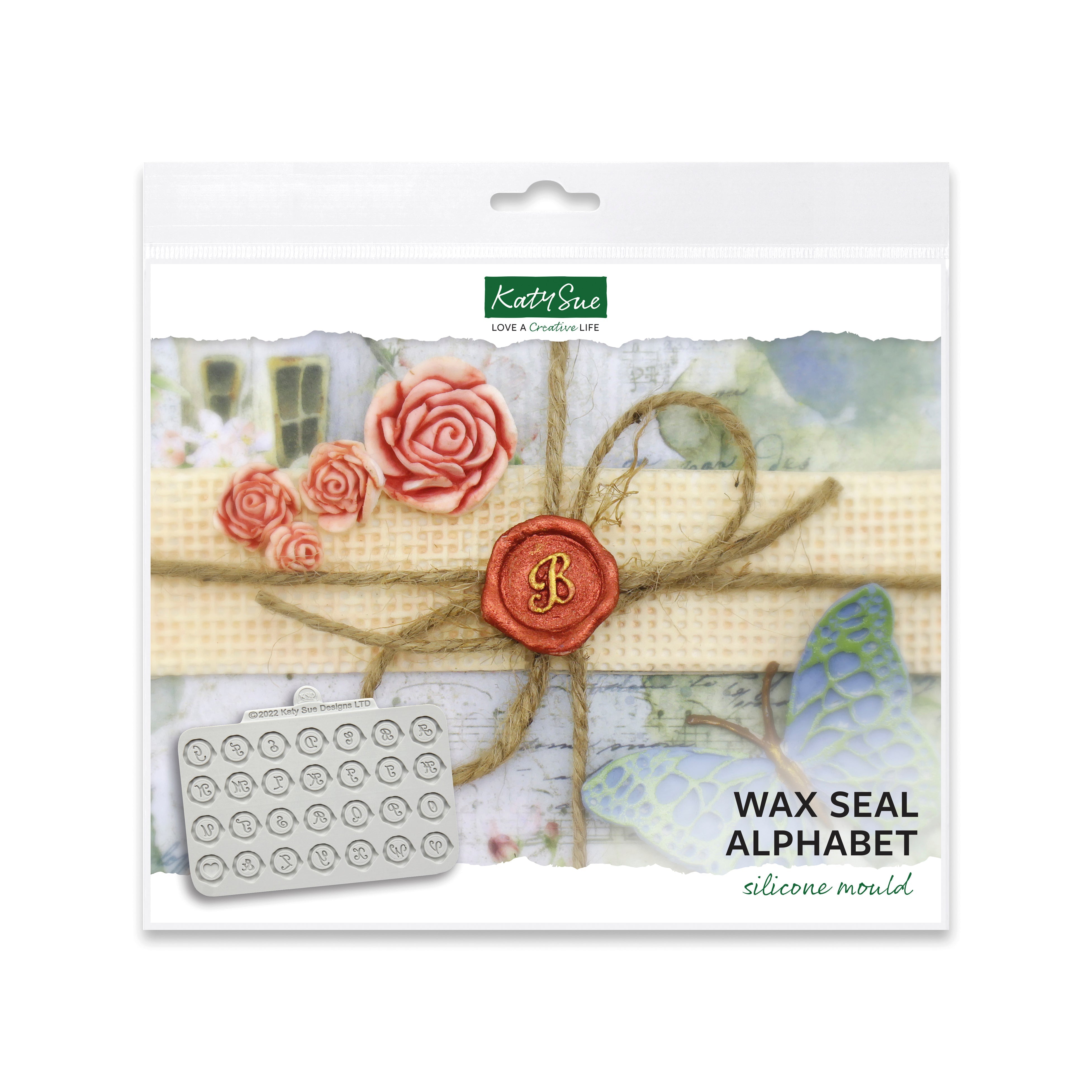 Wax Seal Alphabet Silicone Mould