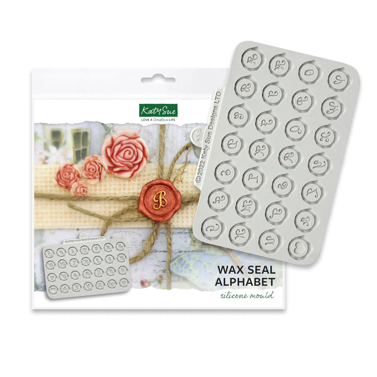 Wax Seal Alphabet Silicone Mould