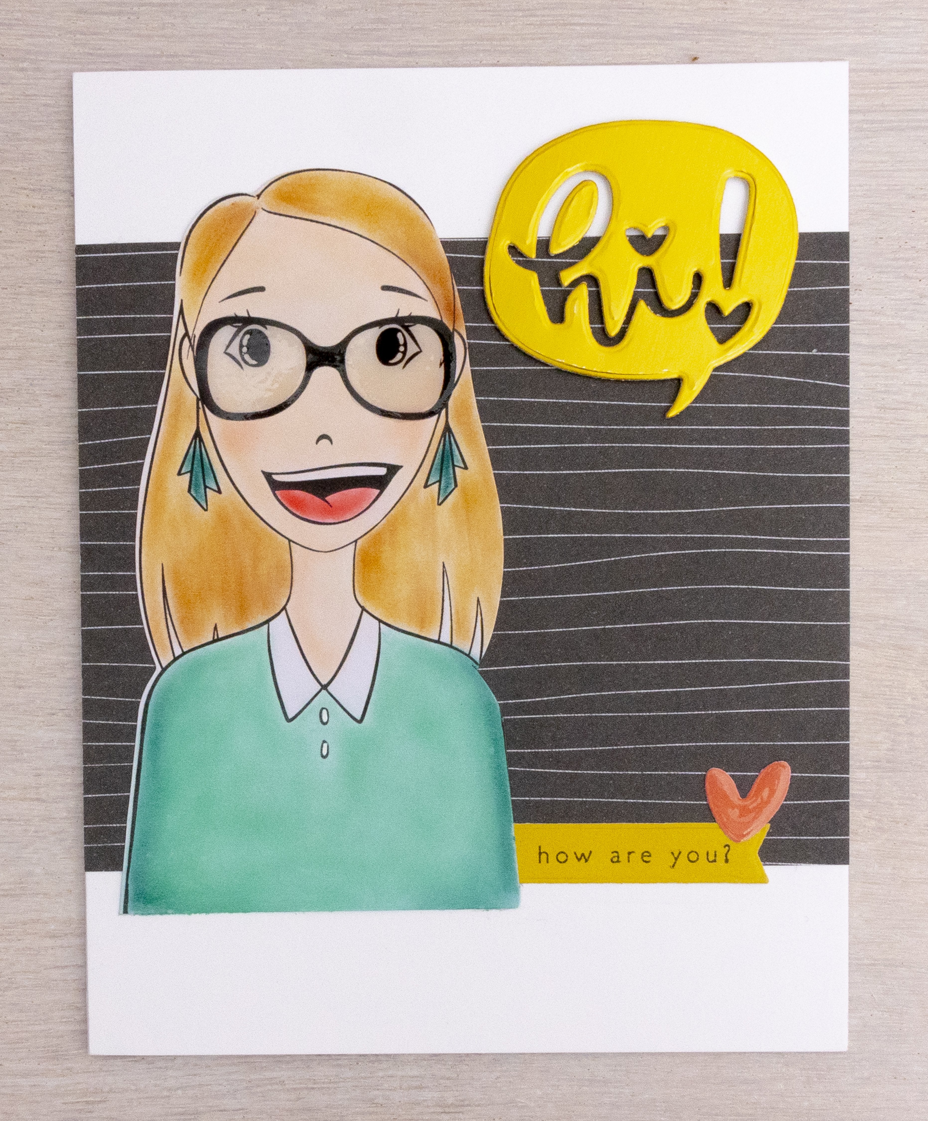 Karin Joan Clear Stamp Miranda Missees Collection 160x120mm nr.07