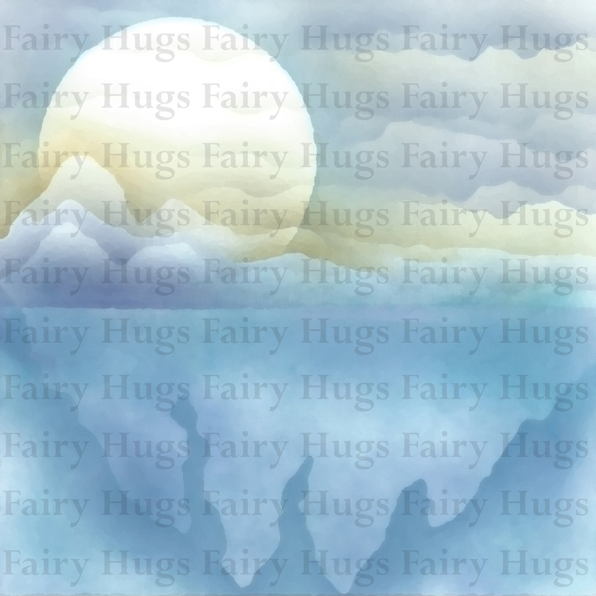 Fairy Hugs - Backgrounds - 6" x 6" - Frozen