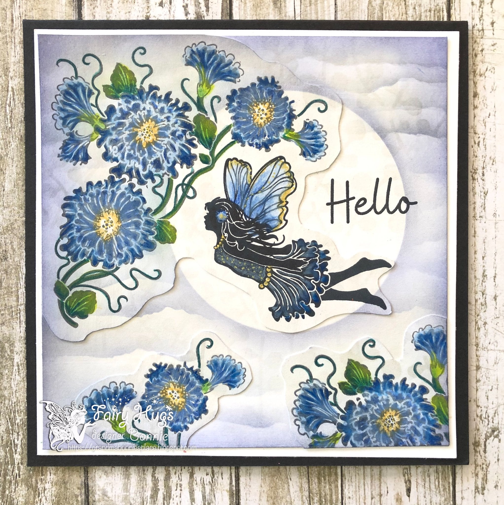 Fairy Hugs Stamps - Inga's Morning Glory