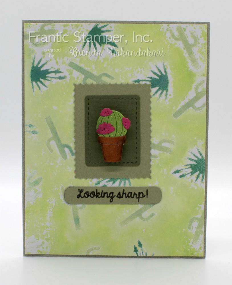 Frantic Stamper - 6"x6" Stencil - Cactus