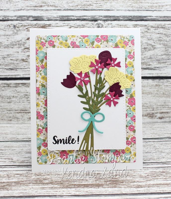 Frantic Stamper Clear Stamp Set - Florals And Greetings