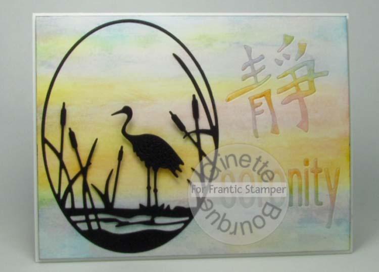 Frantic Stamper Precision Die - Serenity Kanji