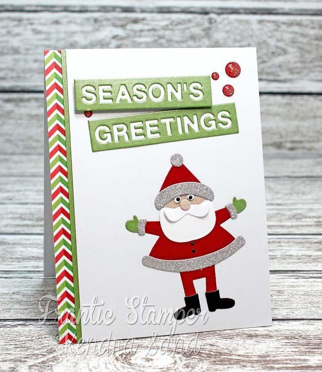 Frantic Stamper Precision Die - Build A Santa