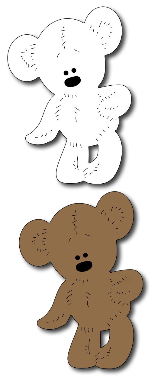 Frantic Stamper Precision Die - Teddy Bear