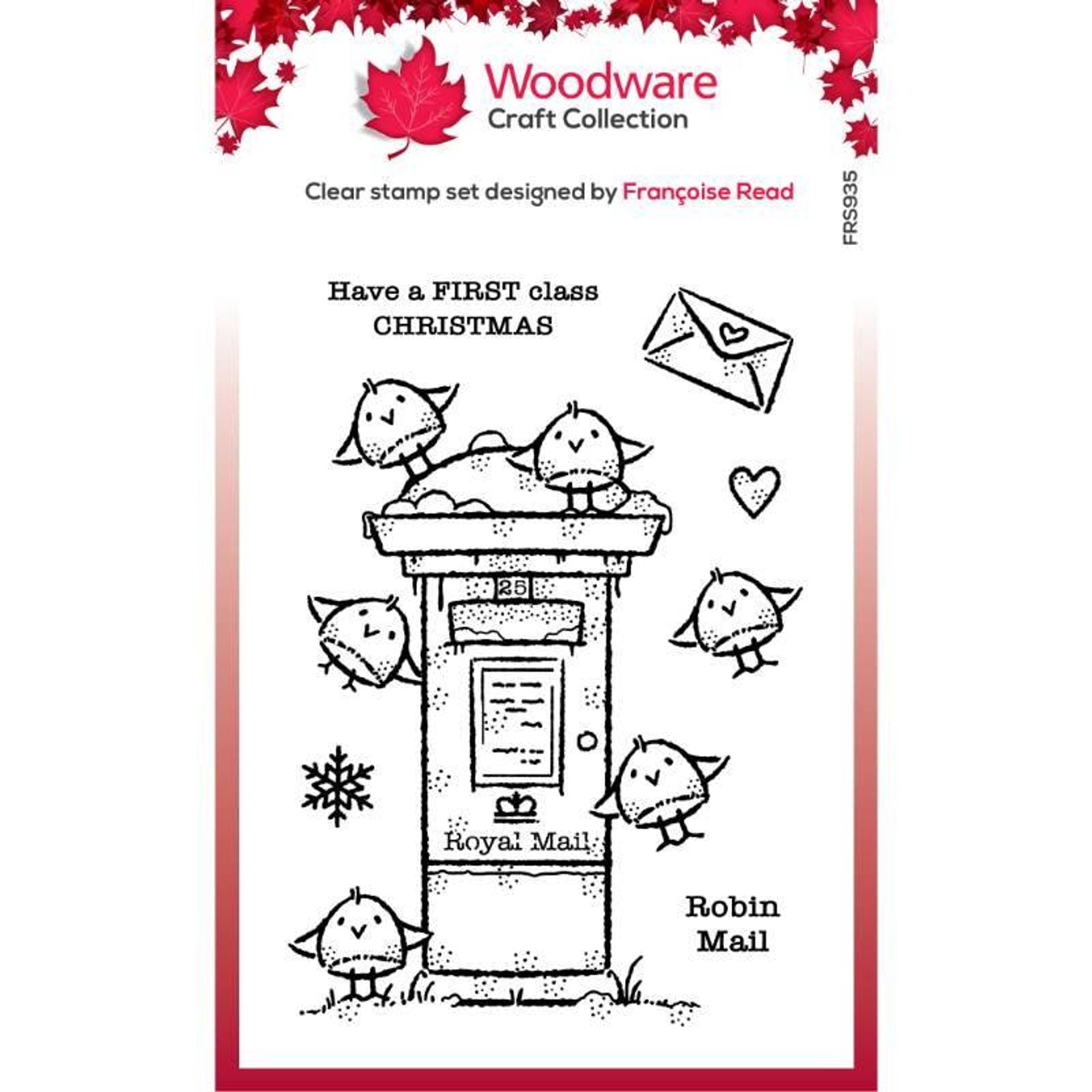 Woodware Clear Singles Stamps - Postage Sheets - Scrapbooking Made