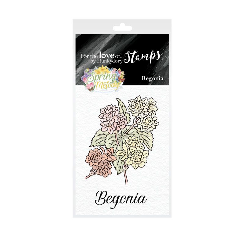 For the Love of Stamps - Mini Stamps - Begonia