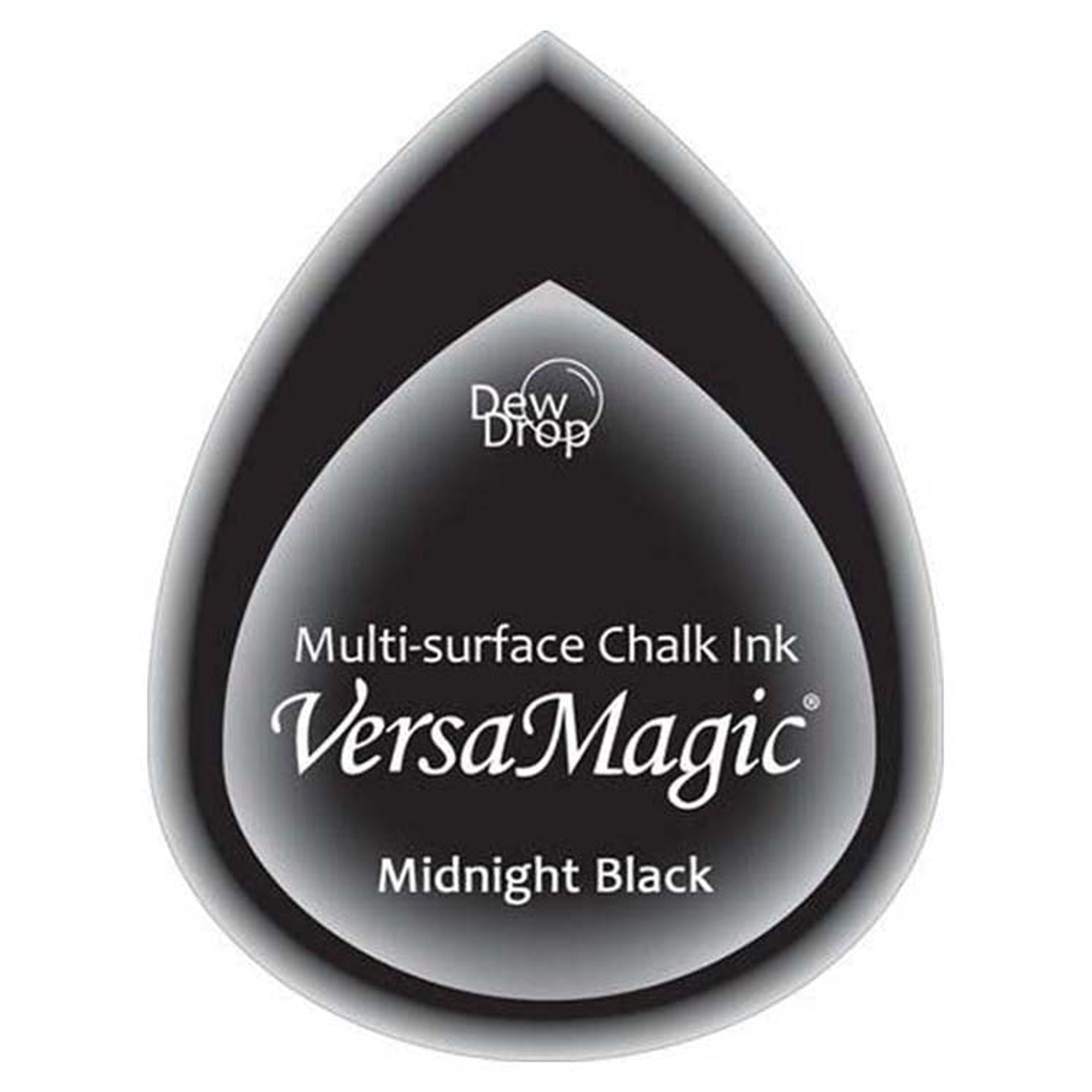 Tsukineko VersaMagic Chalk Dew Drop Ink Pad Midnight Black