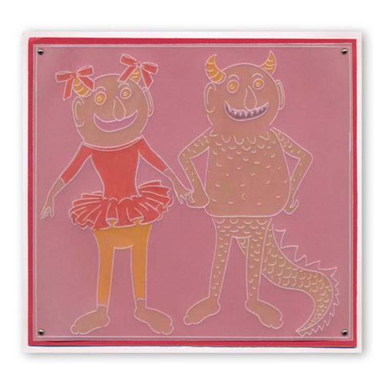 Groovi Go! Ballerina Figure A6 Plate