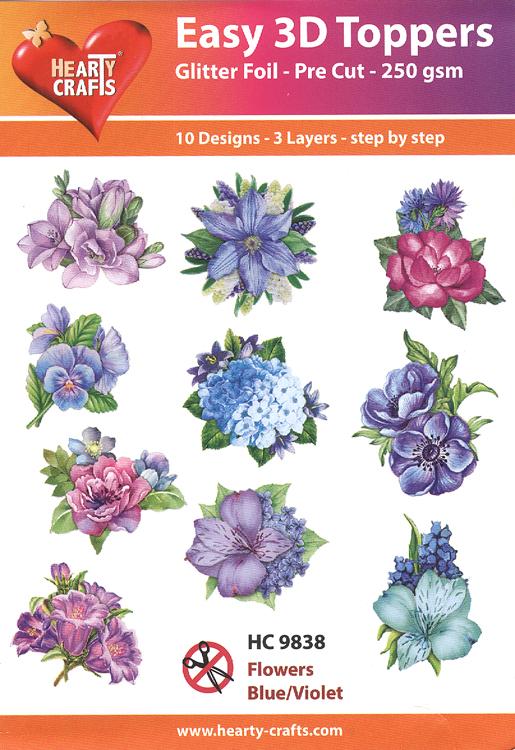 easy-3d-flowers-blue-violet