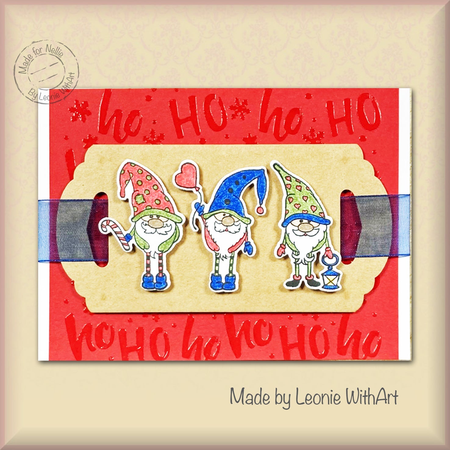 Die & Clear Stamp Set - Xmas Gnome Serie Lantern