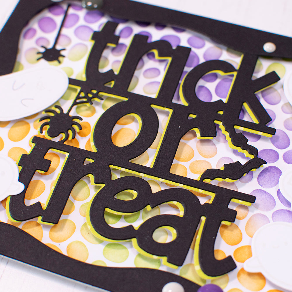 Trick Or Treat Jumbo Sentiment Die