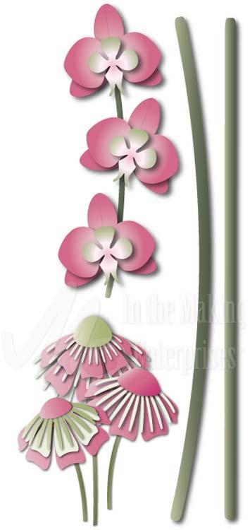 Dee's Distinctively Dies - Secret Garden Flower Stems