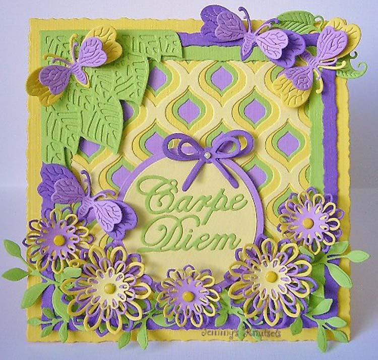 Nellie's Choice Layered Combi Dies Square Drops Layer C