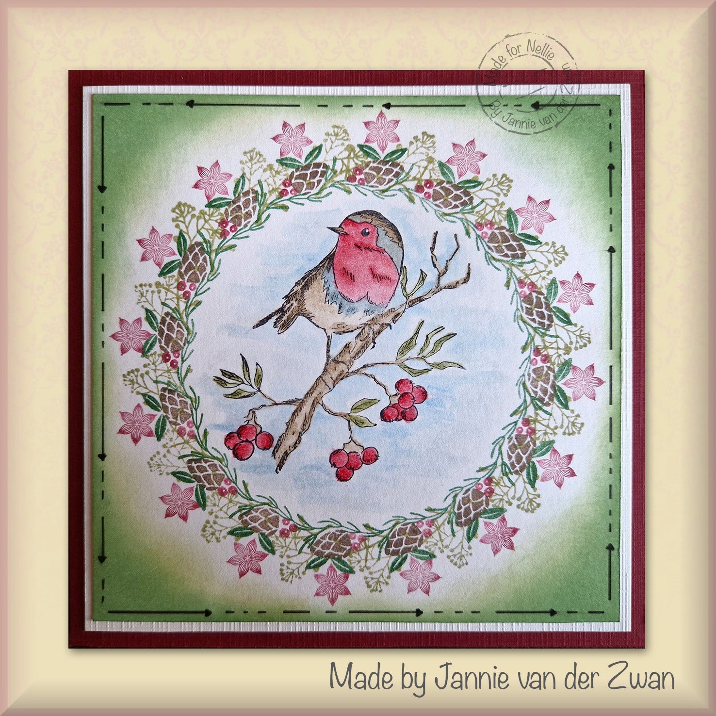 Clear Stamp Mini - Pinecones & Berries