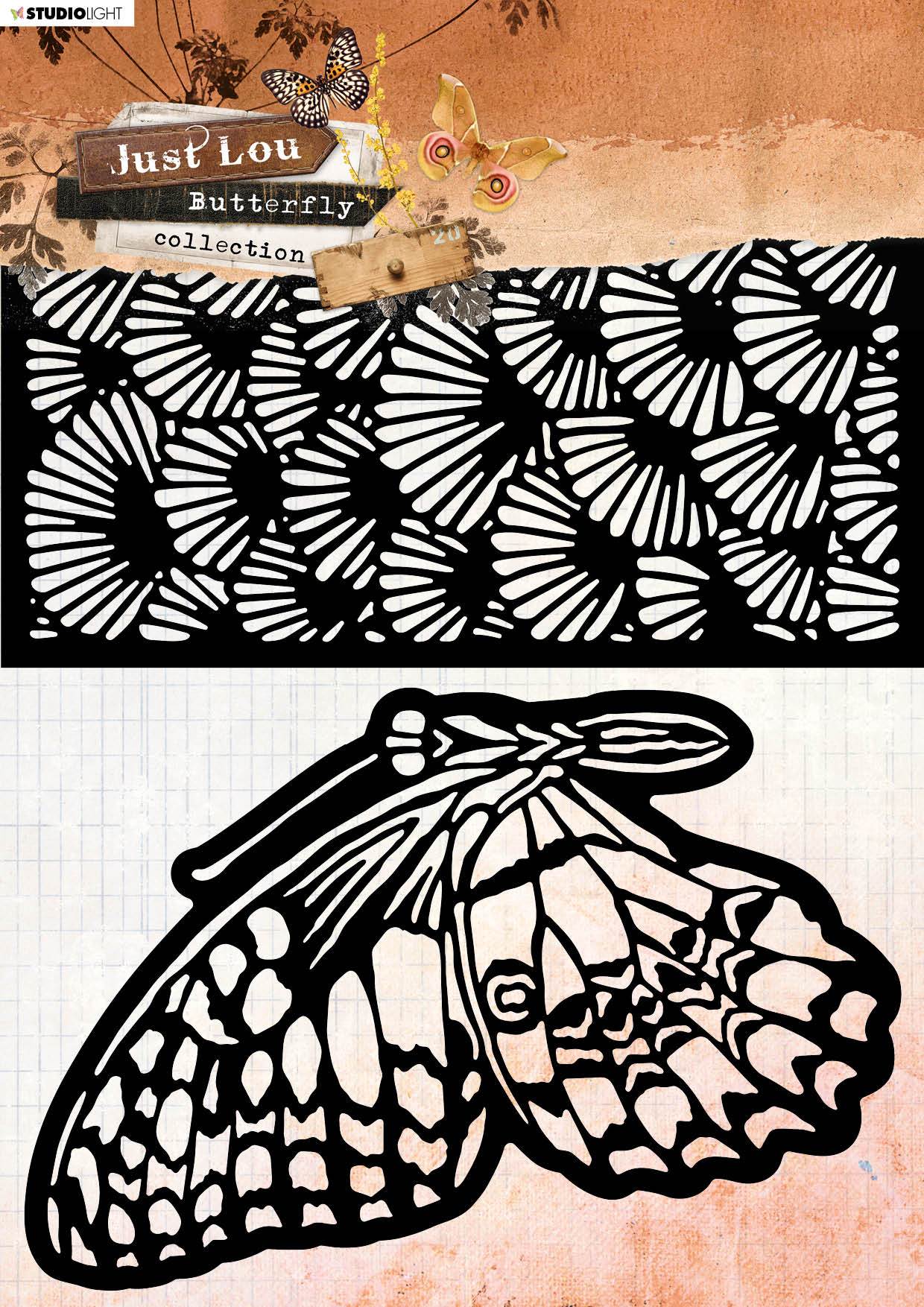 Just Lou Mask Butterfly Collection 210x297mm nr.13