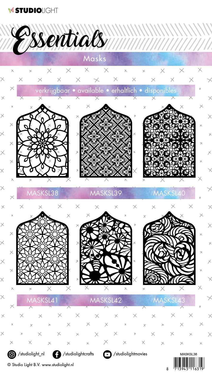 Mask Stencil (1) A5 Essentials nr.38