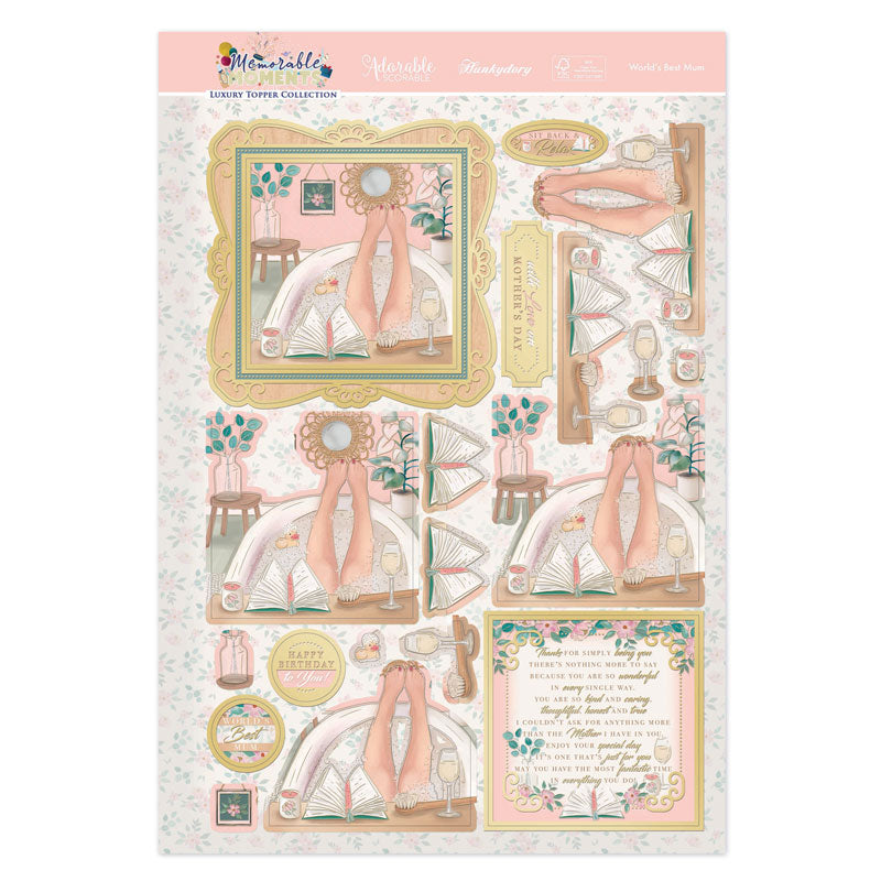 World's Best Mum Luxury Topper Collection