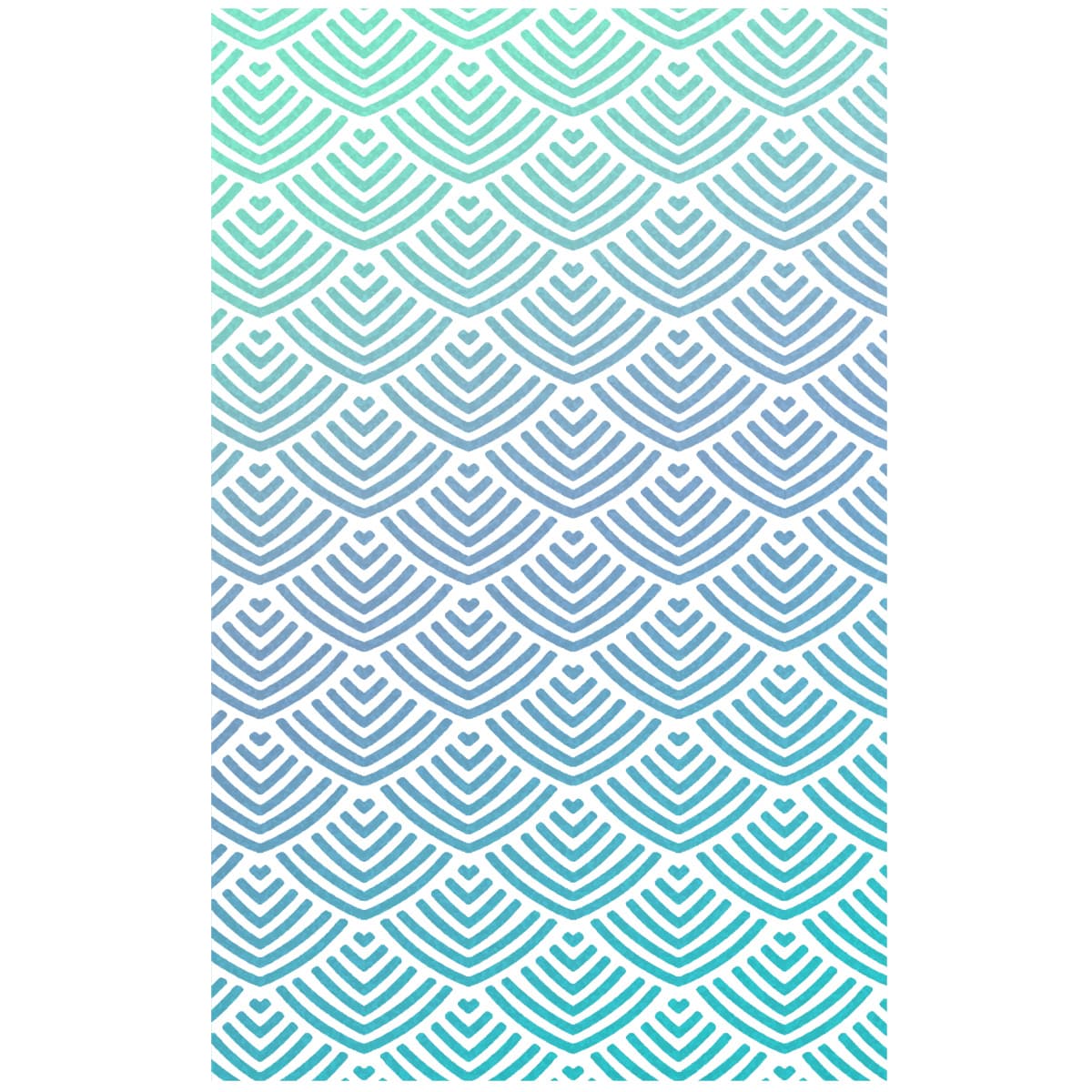 Ciao Bella Texture Stencil 5x8 Mermaid