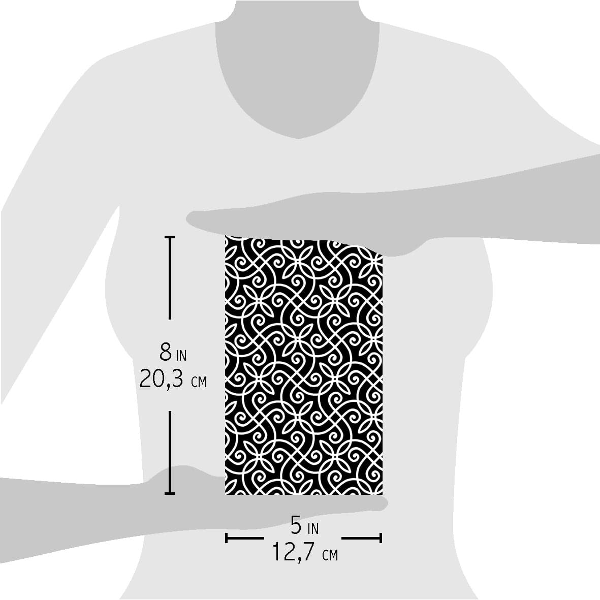 Ciao Bella Texture Stencil 5x8 Harmony