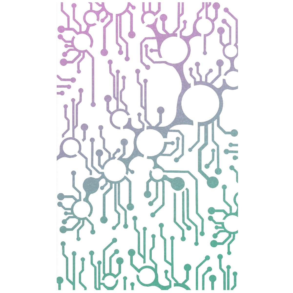 Texture Stencil 5"x8" Metro