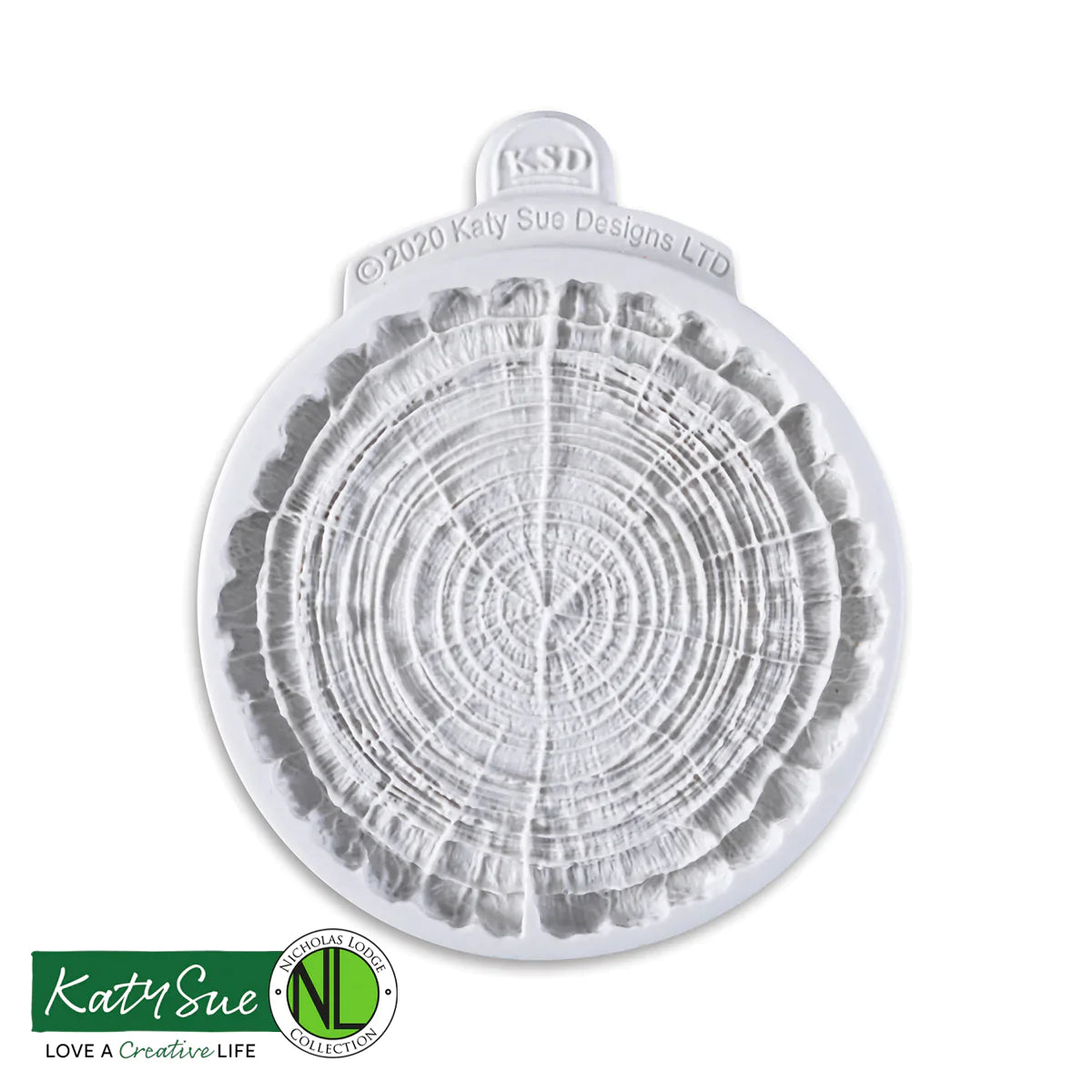 Flower Pro Small Log Slice Silicone Mould