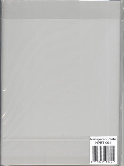 A4 Transparent Shim Plate (5mm) for the PressBoss PRO