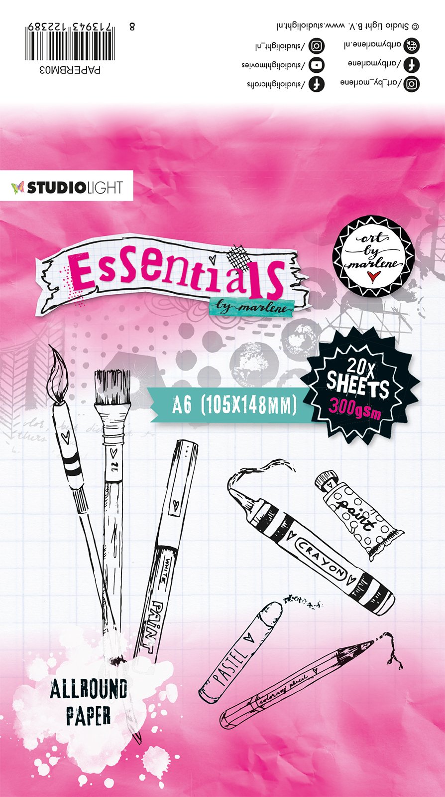 Art by Marlene Allround Paper Pad Watercolor Essentials nr.3