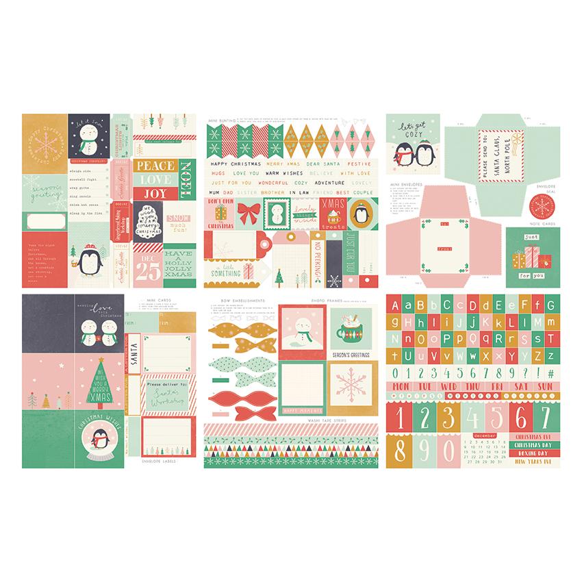 The Paper Boutique Christmas Adventure 8x8 Project Pad