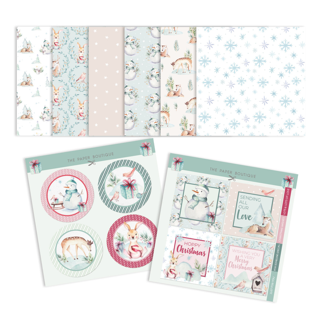 The Paper Boutique Let it Snow Paper Kit