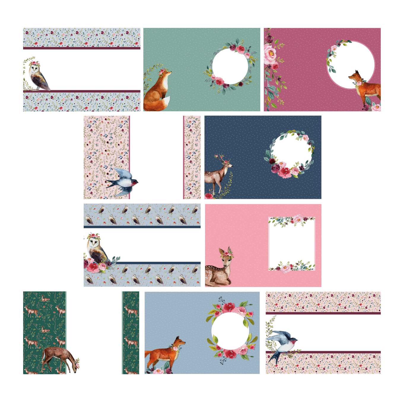 The Paper Boutique Woodland Wonder Insert Collection