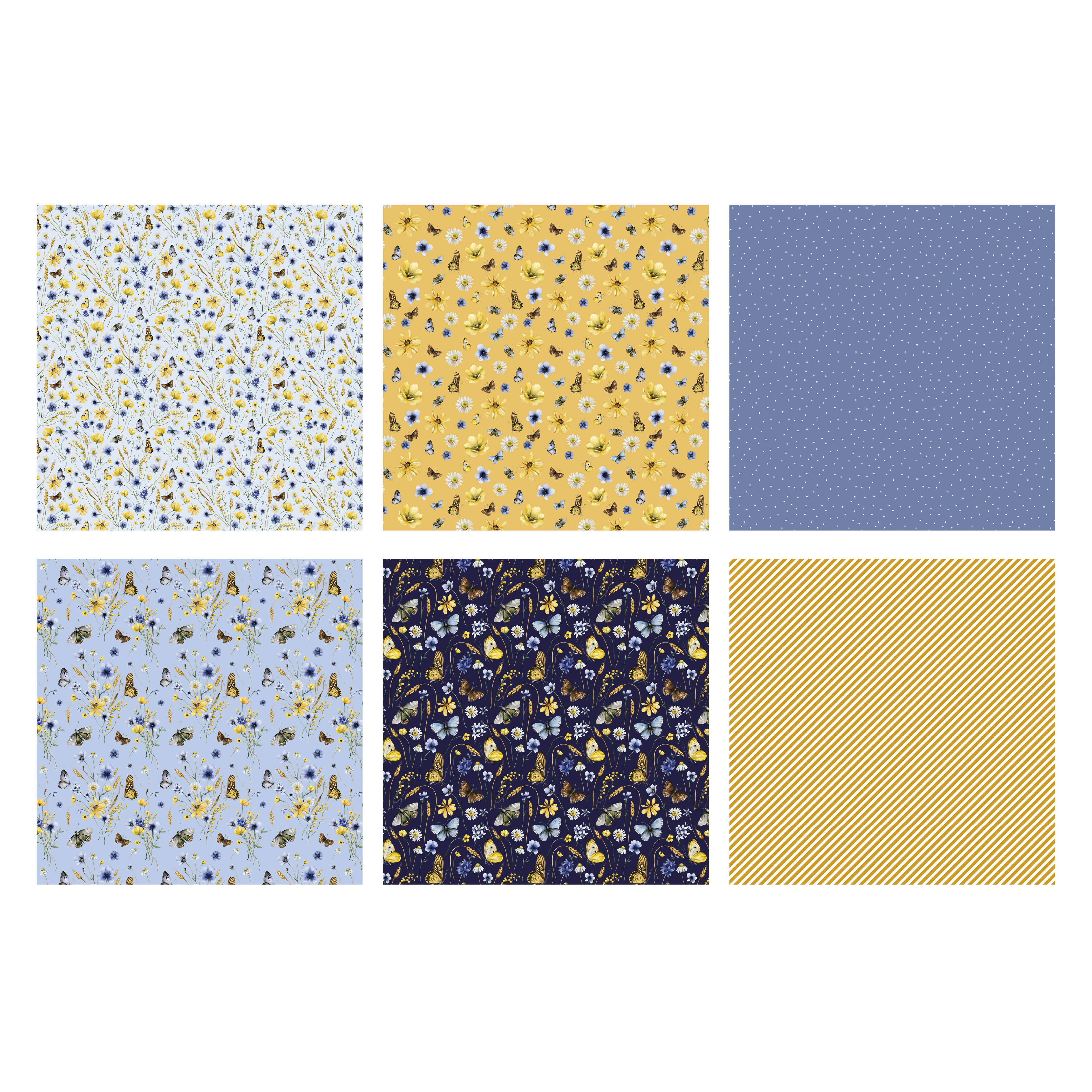 The Paper Boutique Freedom Field 8 in x 8 in Paper Pad