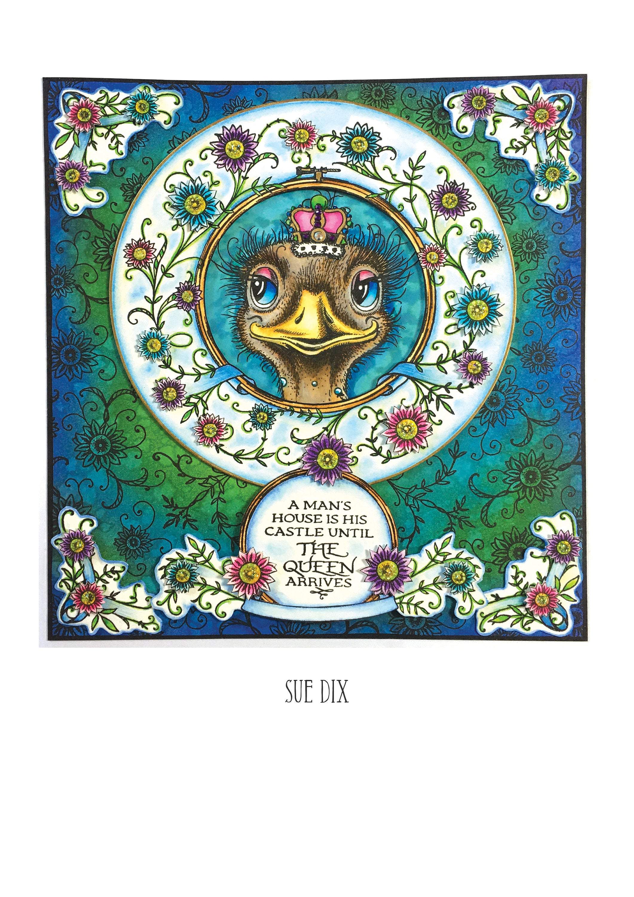 Summer Hoop A5 Clear Stamp Set