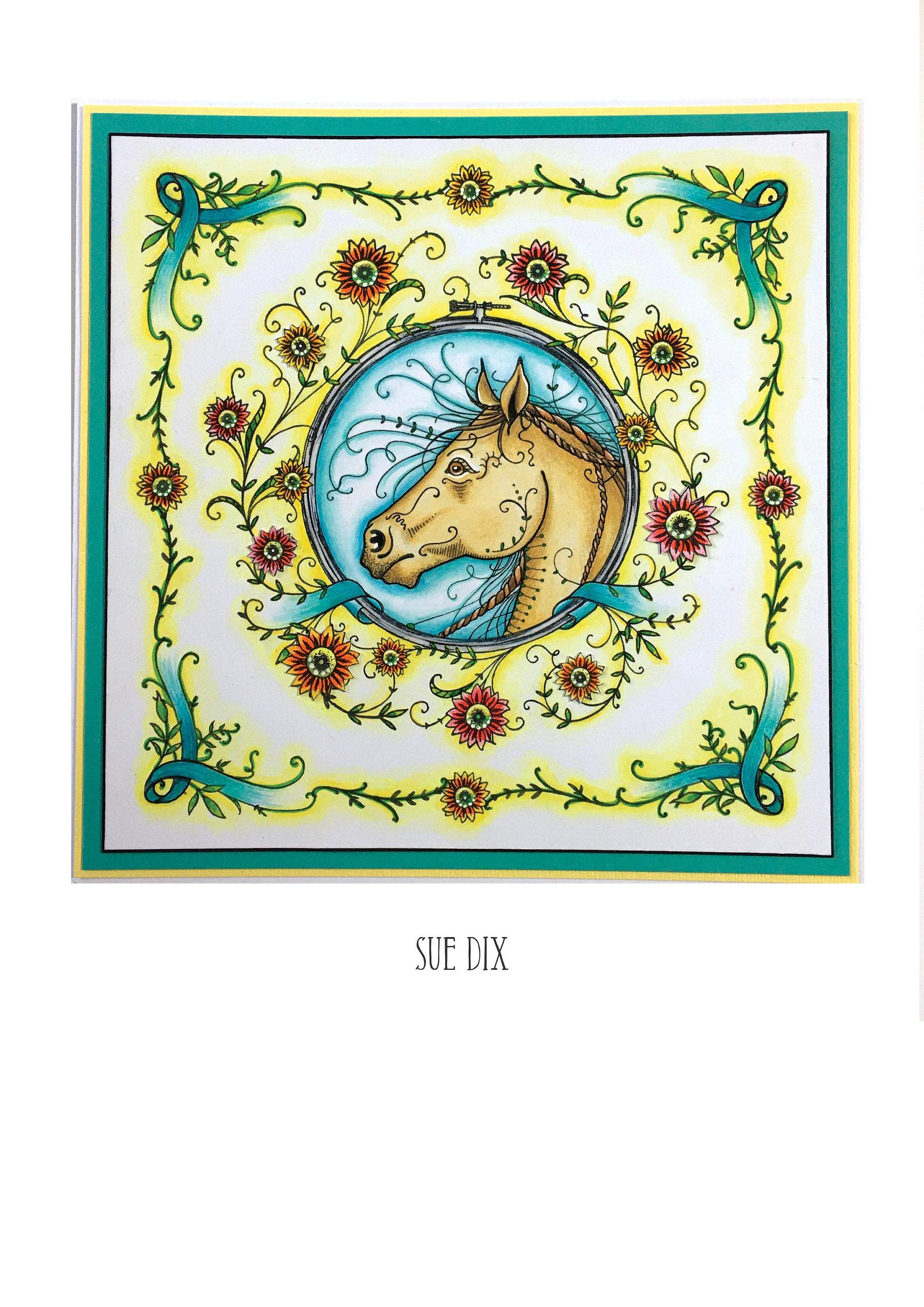 Summer Hoop A5 Clear Stamp Set