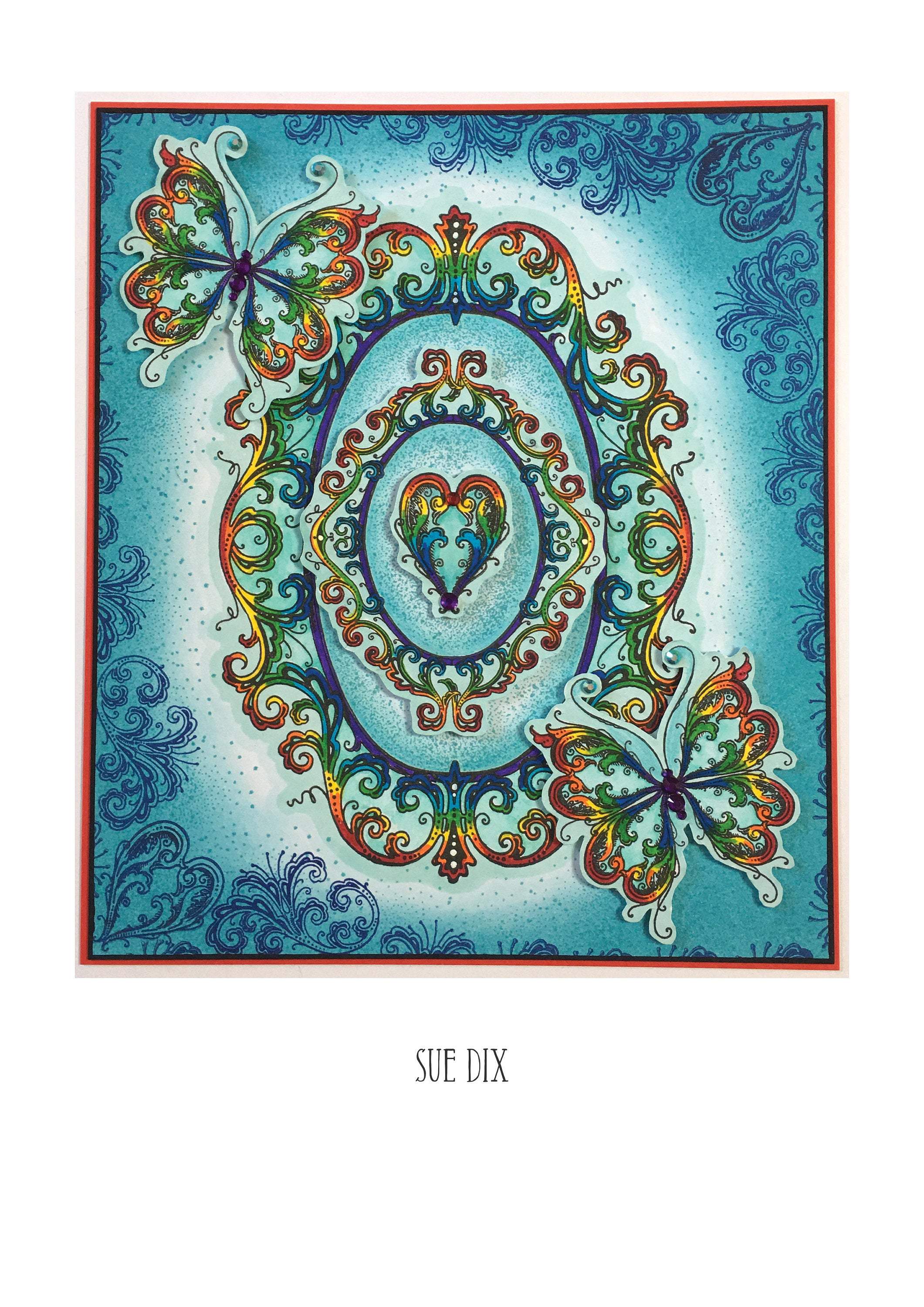 Decadance A5 Clear Stamp Set