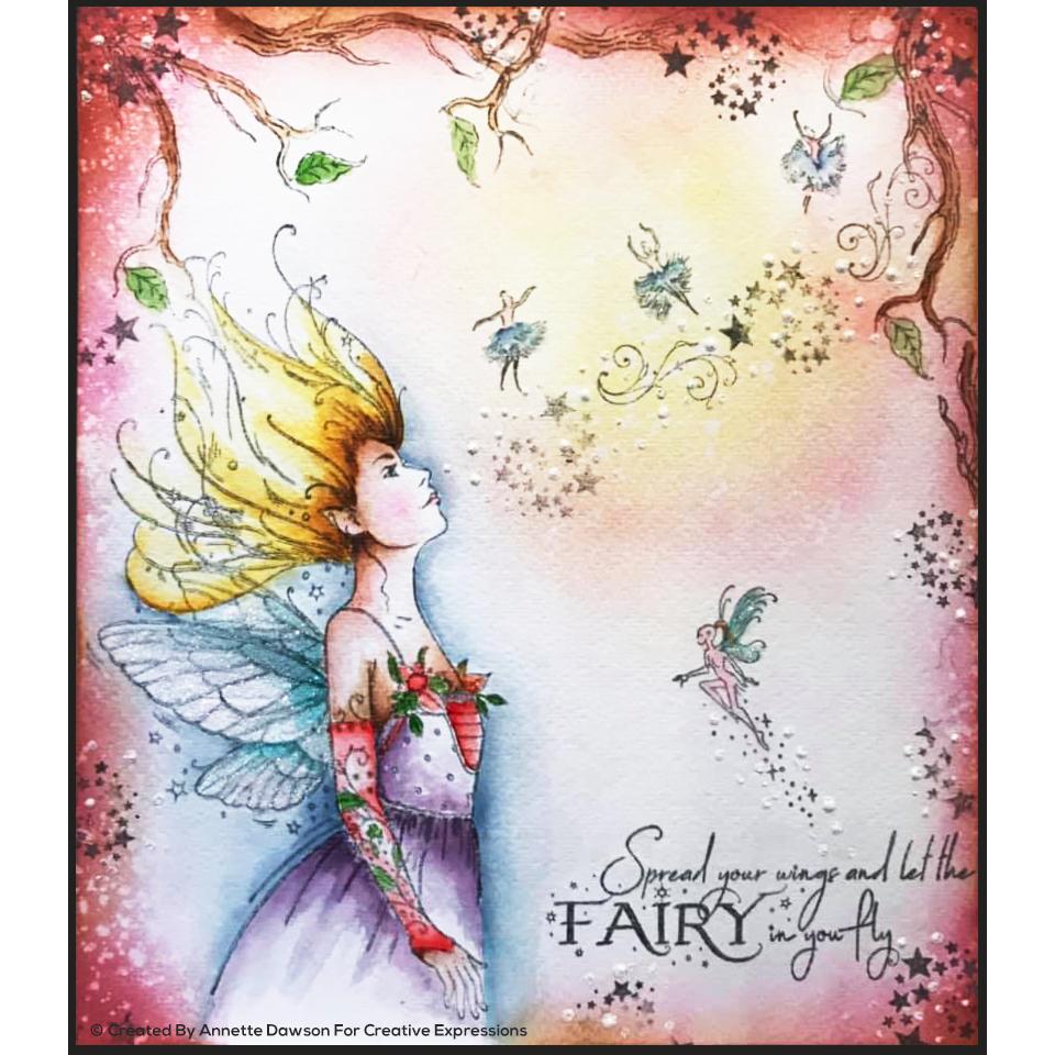 Rosehip A5 Clear Stamp Set