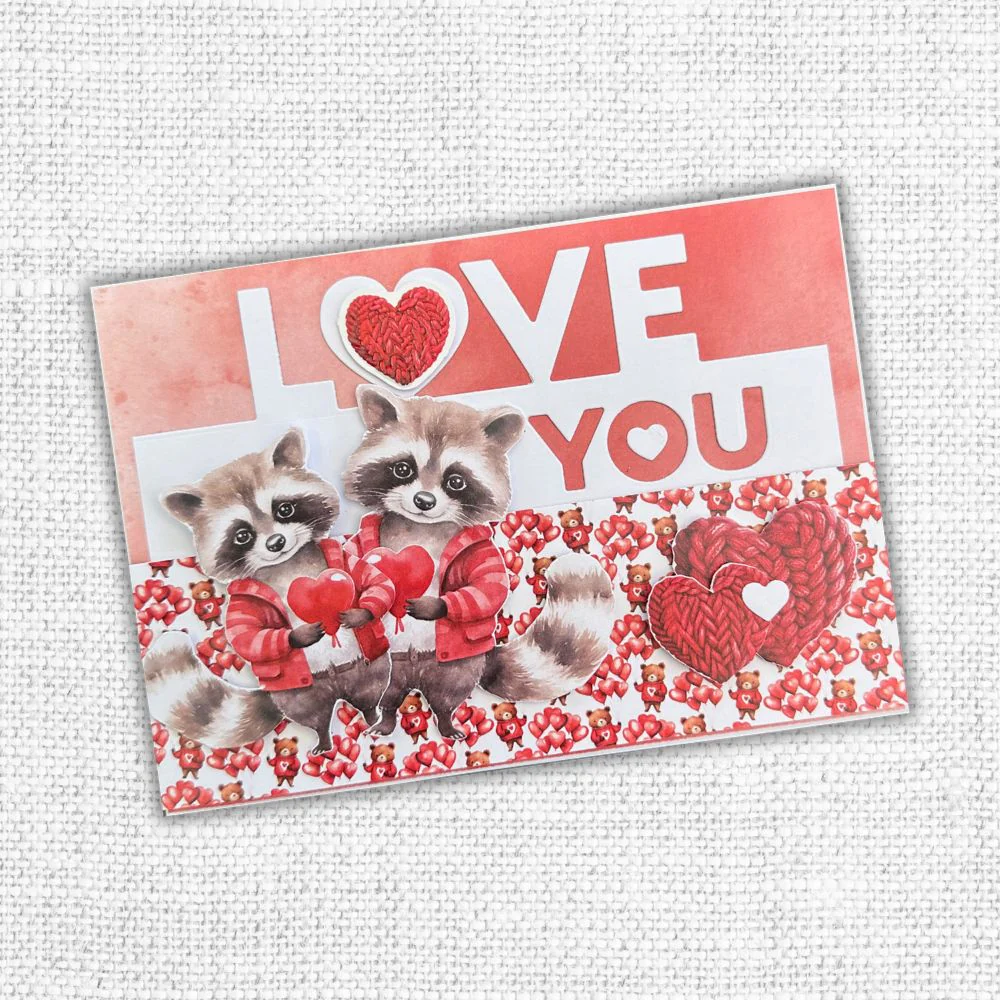Love You Border Metal Cutting Die 31578