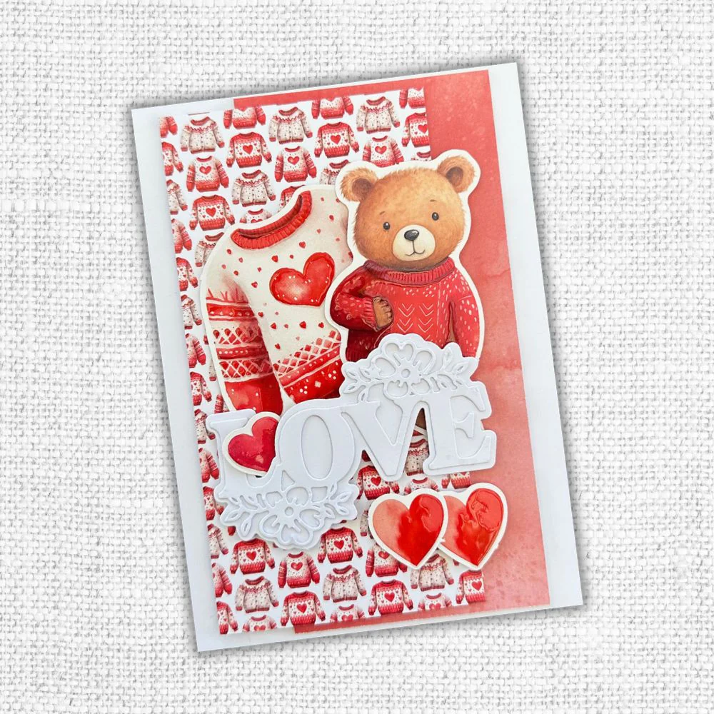 Animal Love Embossed Die Cuts 31629