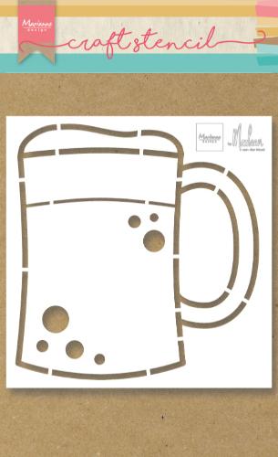 Beer Mug by Marleen Craft Stencil