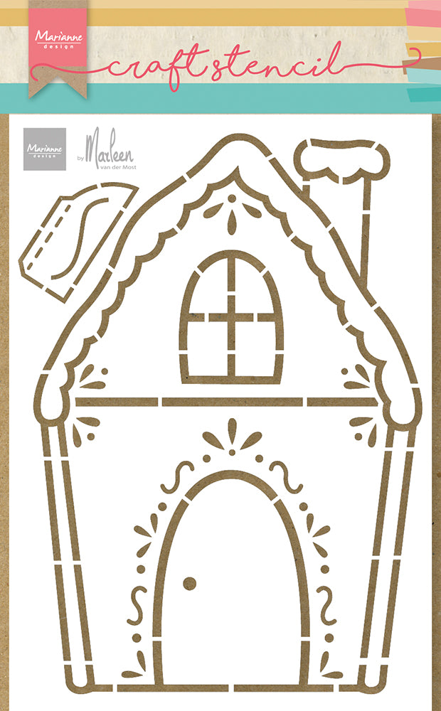 gingerbread house outline