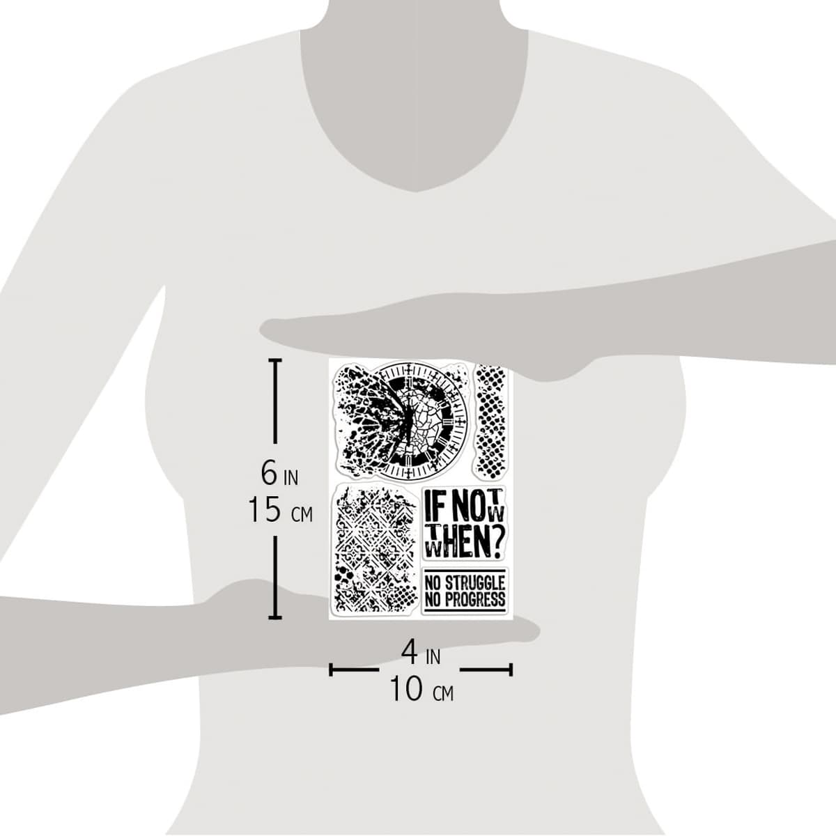 Ciao Bella Clear Stamp Set 4"x6" If Not Now When