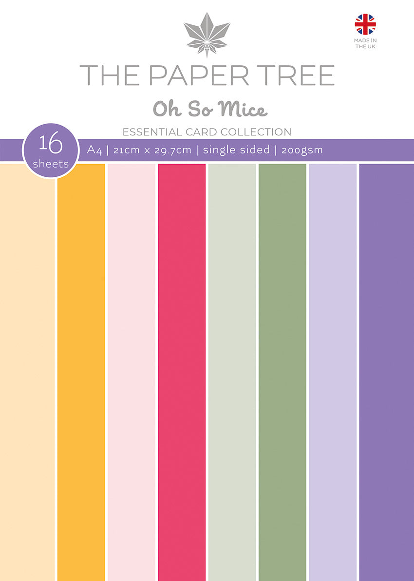 The Paper Tree Oh So Mice A4 Essential Colour Card