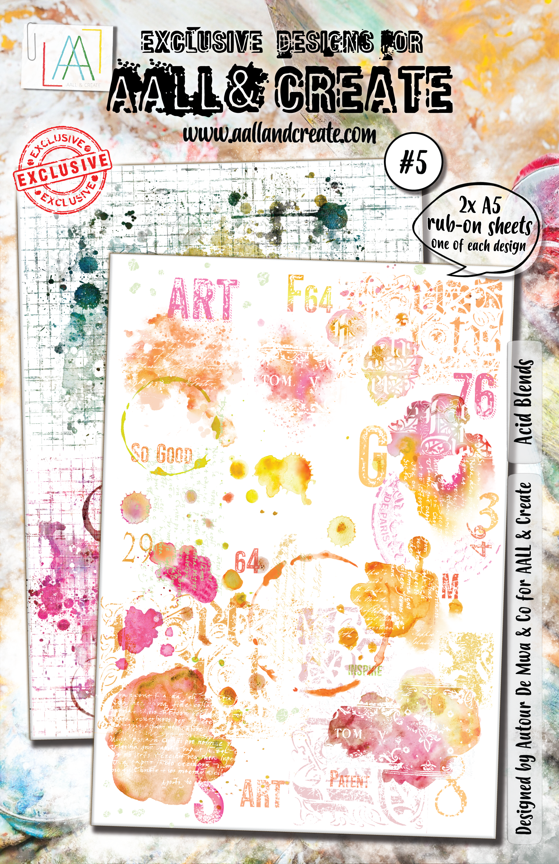 AALL and Create Rub-Ons - Acid Blends